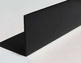 50x50MM SOLID ANGLE BLACK