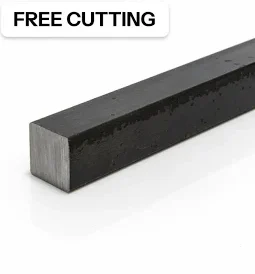 BLACK SQUARE BAR 12MM