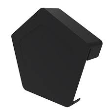 UNI RIDGE CAP ANGLED BLACK