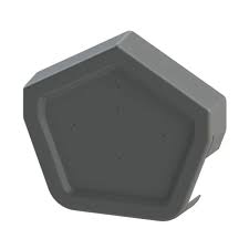 UNI RIDGE CAP ANGLED GREY