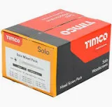 SOLO WOODSCREW MIXED PACK 1400 Pcs